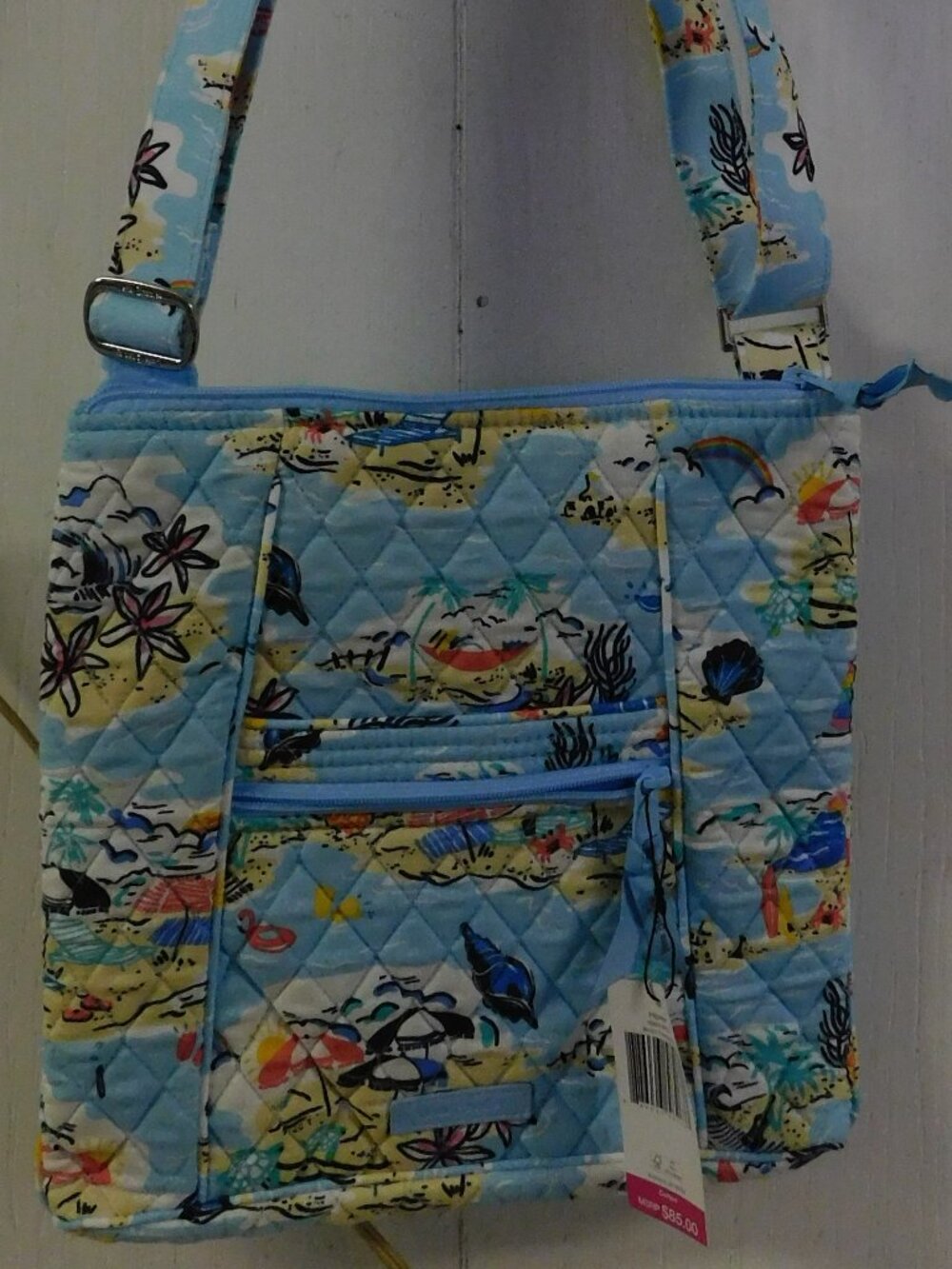 Vera Bradley Cotton Hipster Bag BEACH TREASURES New w Tag